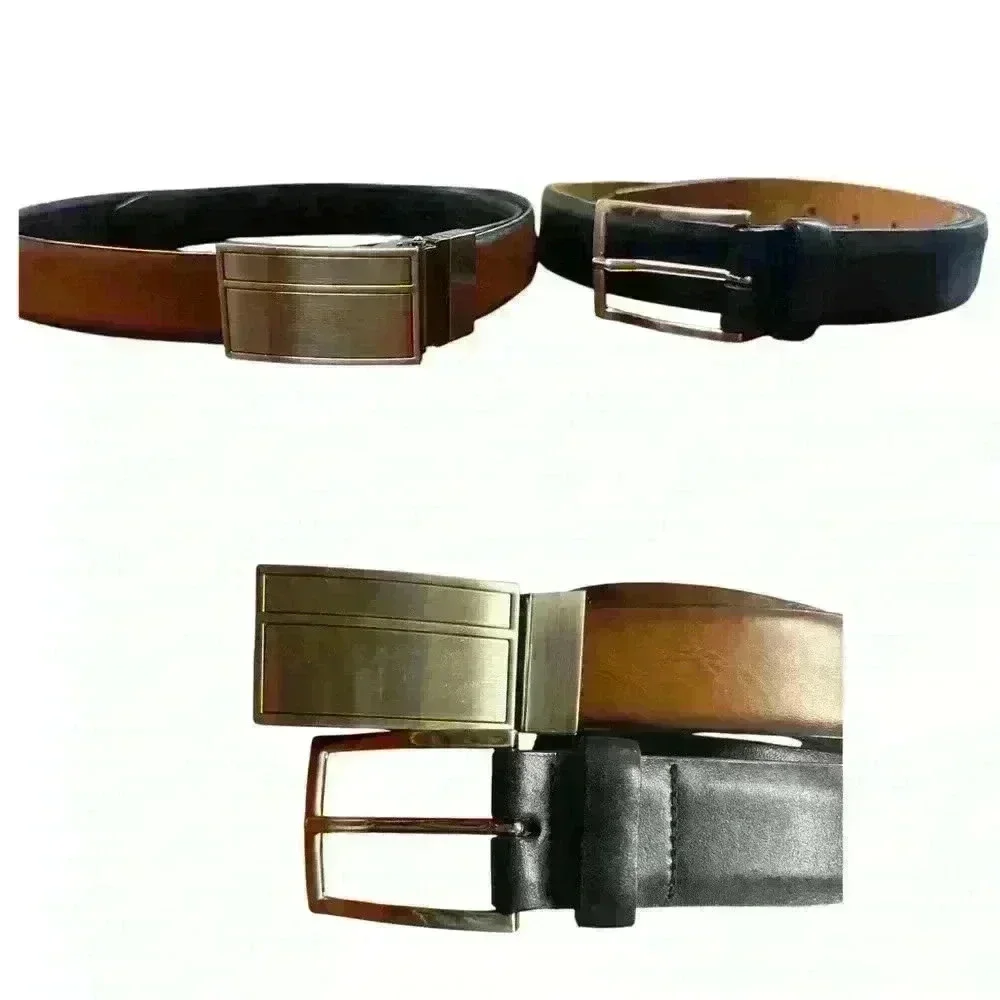 2 for 1: 2 belts: Brown (size 36) and Black (size 34) Men’s Belts